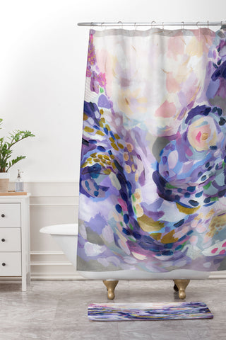 Laura Fedorowicz Awakened Shower Curtain And Mat