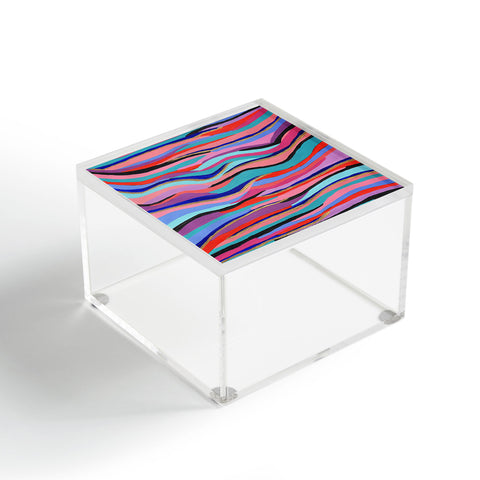 Laura Fedorowicz Azur Waves Embellished Acrylic Box