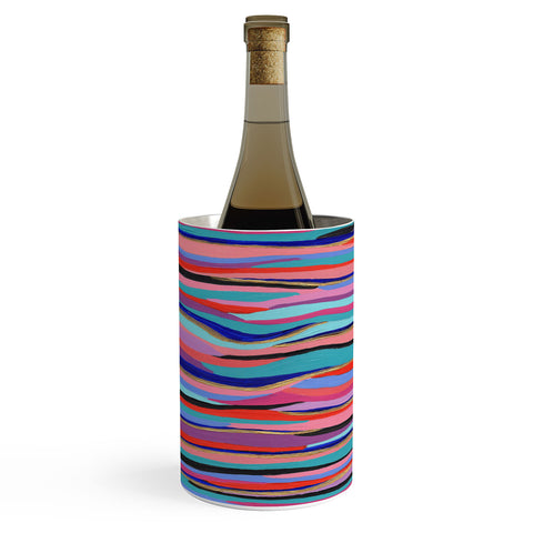 Laura Fedorowicz Azur Waves Embellished Wine Chiller