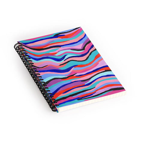 Laura Fedorowicz Azur Waves Spiral Notebook