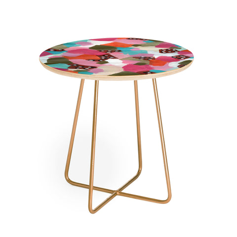 Laura Fedorowicz Be Bold Abstract Round Side Table