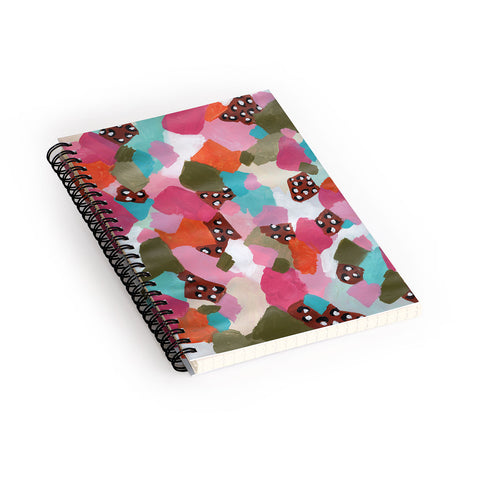 Laura Fedorowicz Be Bold Abstract Spiral Notebook