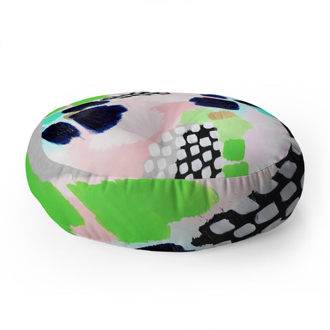 Laura Fedorowicz Beachin Floor Pillow Round