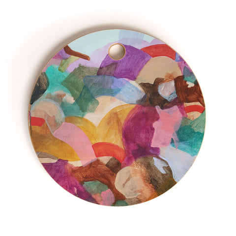 Laura Fedorowicz Beauty in the Connections Cutting Board Round