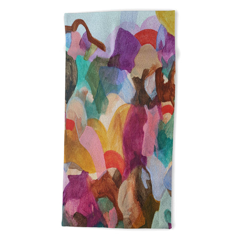 Laura Fedorowicz Beauty in the Connections Beach Towel