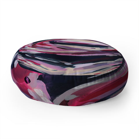 Laura Fedorowicz Berry Picking Floor Pillow Round