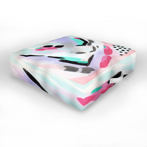 Laura Fedorowicz Beside Myself Outdoor Floor Cushion