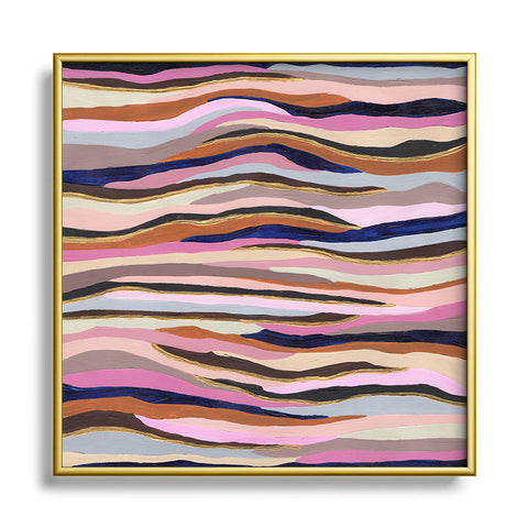 Laura Fedorowicz Big Plans Embellished Metal Square Framed Art Print