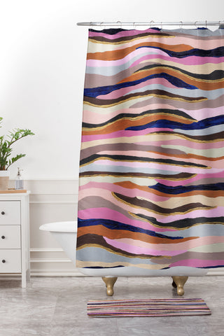 Laura Fedorowicz Big Plans Embellished Shower Curtain And Mat