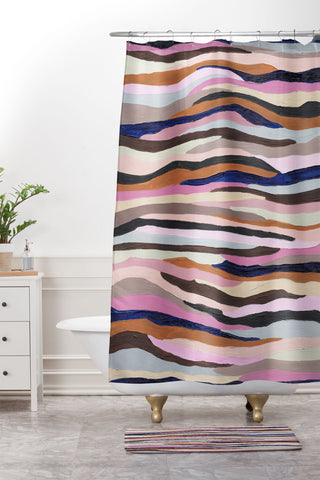 Laura Fedorowicz Big Plans Shower Curtain And Mat