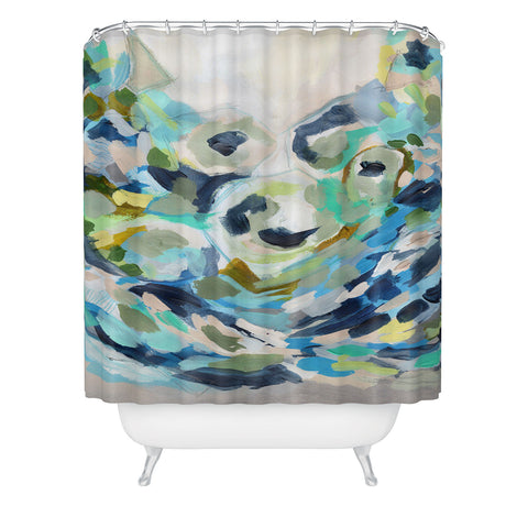 Laura Fedorowicz Birdie Shower Curtain