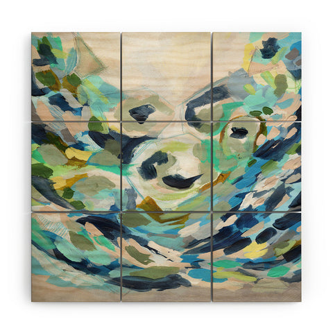 Laura Fedorowicz Birdie Wood Wall Mural