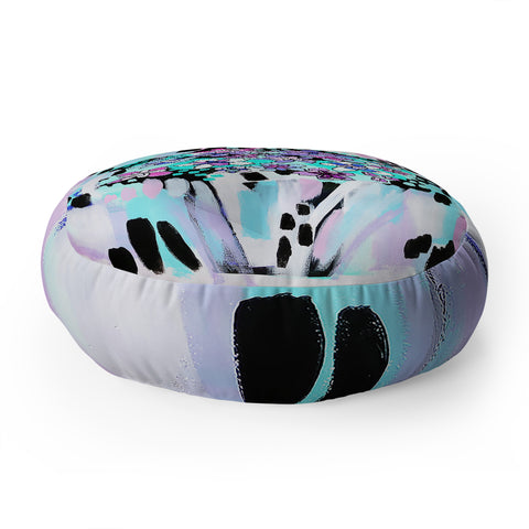 Laura Fedorowicz Bloom Even in the Dark Floor Pillow Round