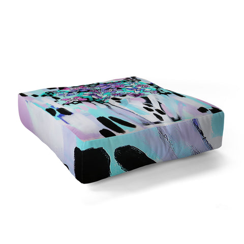 Laura Fedorowicz Bloom Even in the Dark Floor Pillow Square