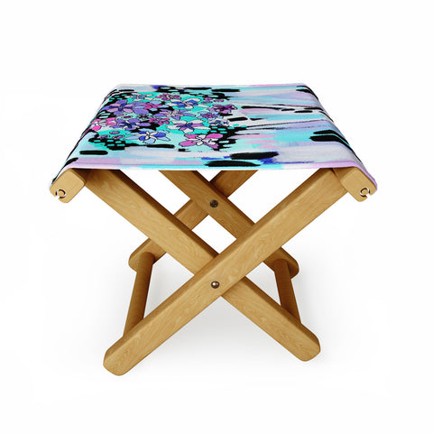 Laura Fedorowicz Bloom Even in the Dark Folding Stool