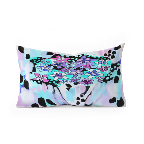 Laura Fedorowicz Bloom Even in the Dark Oblong Throw Pillow