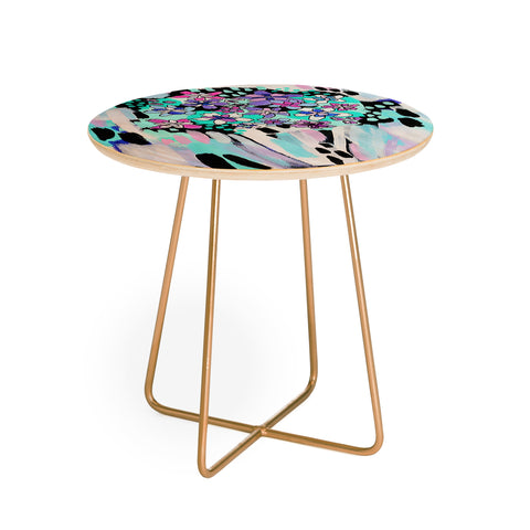 Laura Fedorowicz Bloom Even in the Dark Round Side Table