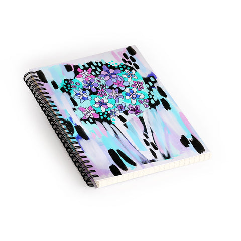 Laura Fedorowicz Bloom Even in the Dark Spiral Notebook