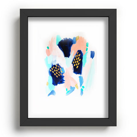Laura Fedorowicz Blush Abstract Recessed Framing Rectangle