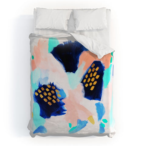Laura Fedorowicz Blush Abstract Duvet Cover