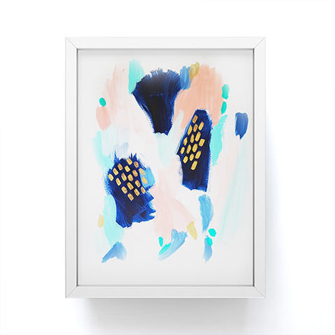 Laura Fedorowicz Blush Abstract Framed Mini Art Print