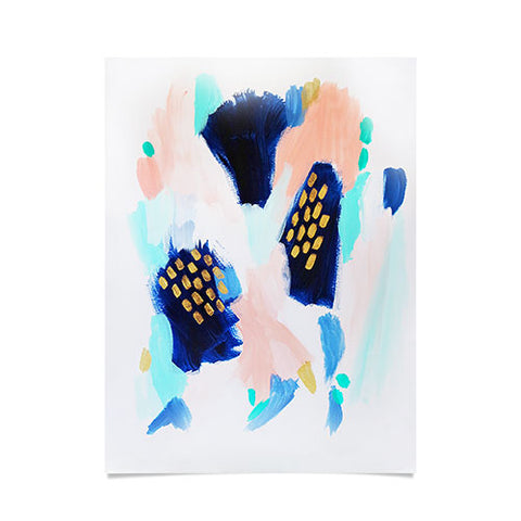 Laura Fedorowicz Blush Abstract Poster