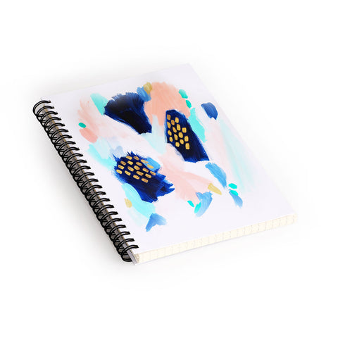 Laura Fedorowicz Blush Abstract Spiral Notebook