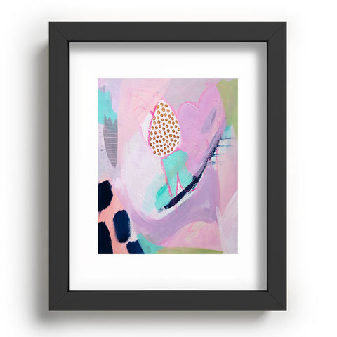 Laura Fedorowicz Blush Leopard Recessed Framing Rectangle