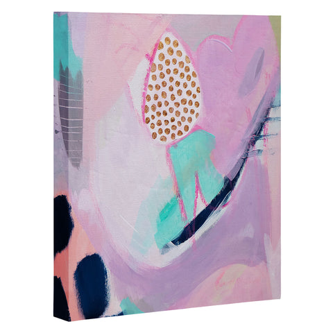 Laura Fedorowicz Blush Leopard Art Canvas