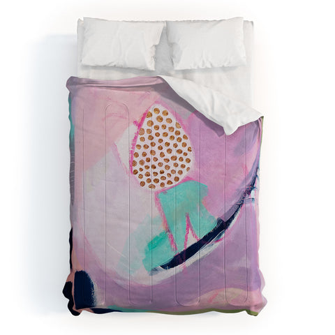 Laura Fedorowicz Blush Leopard Comforter