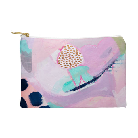 Laura Fedorowicz Blush Leopard Pouch