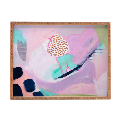 Laura Fedorowicz Blush Leopard Rectangular Tray