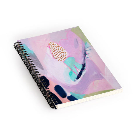 Laura Fedorowicz Blush Leopard Spiral Notebook