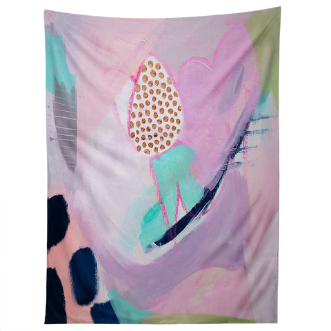 Laura Fedorowicz Blush Leopard Tapestry