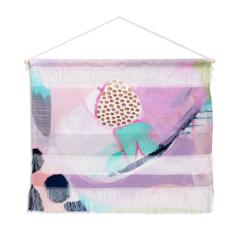 Laura Fedorowicz Blush Leopard Wall Hanging Landscape