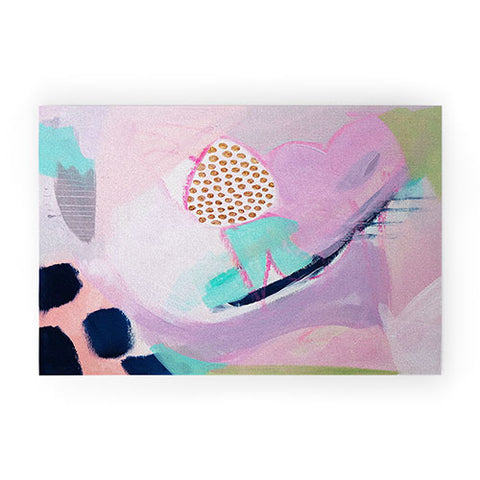 Laura Fedorowicz Blush Leopard Welcome Mat