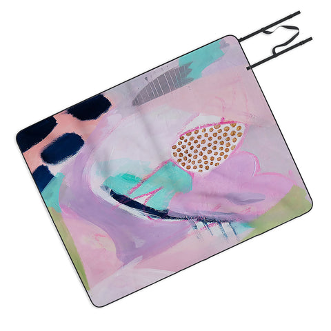 Laura Fedorowicz Blush Leopard Picnic Blanket