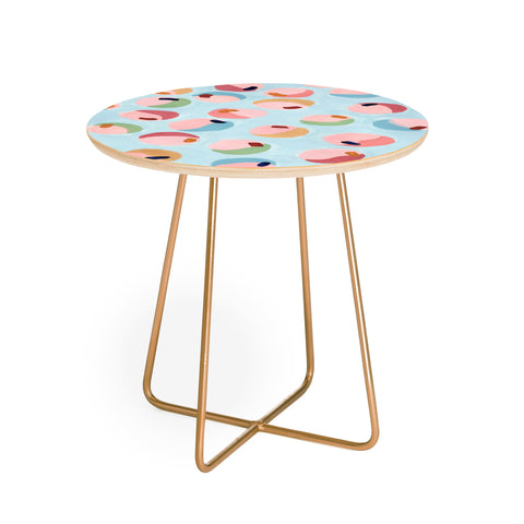 Laura Fedorowicz Bounce Abstract Round Side Table