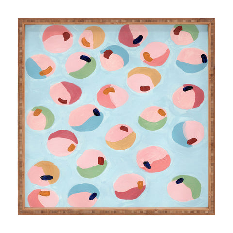 Laura Fedorowicz Bounce Abstract Square Tray