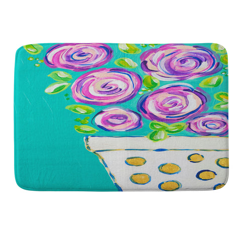 Laura Fedorowicz Bouquet for One Memory Foam Bath Mat