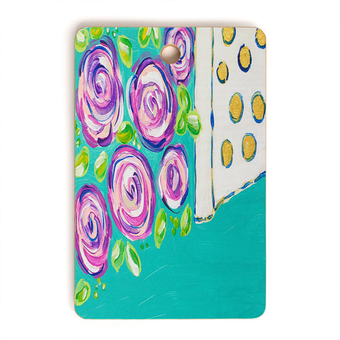 Laura Fedorowicz Bouquet for One Cutting Board Rectangle