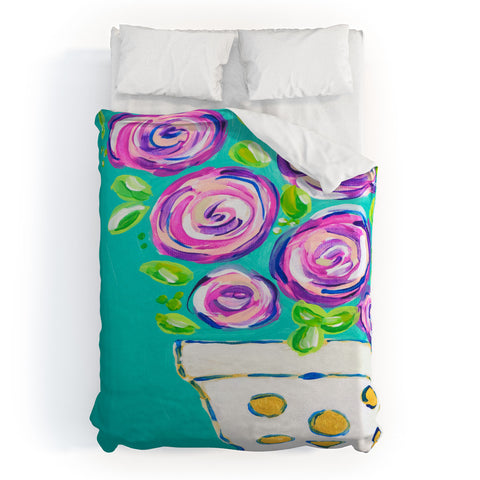 Laura Fedorowicz Bouquet for One Duvet Cover
