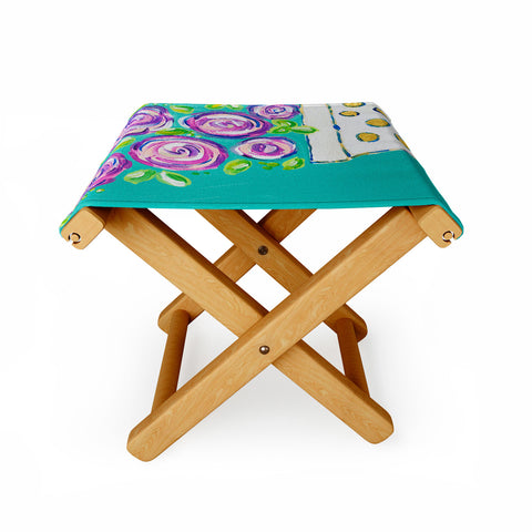 Laura Fedorowicz Bouquet for One Folding Stool