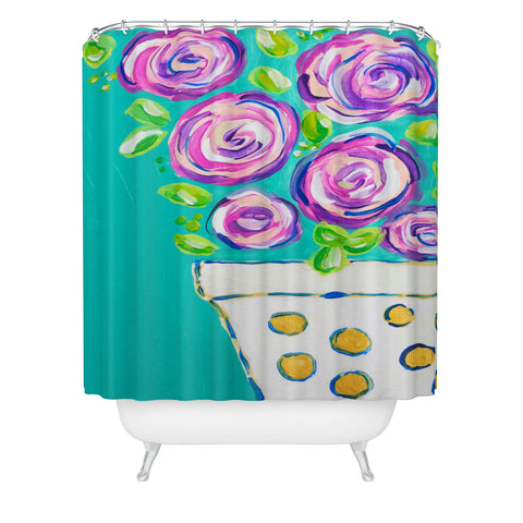 Laura Fedorowicz Bouquet for One Shower Curtain