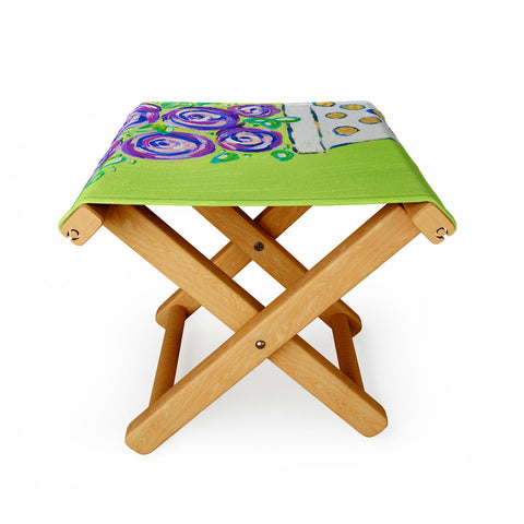 Laura Fedorowicz Bouquet for Two Folding Stool