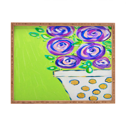Laura Fedorowicz Bouquet for Two Rectangular Tray