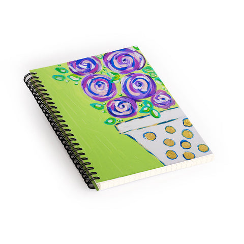 Laura Fedorowicz Bouquet for Two Spiral Notebook