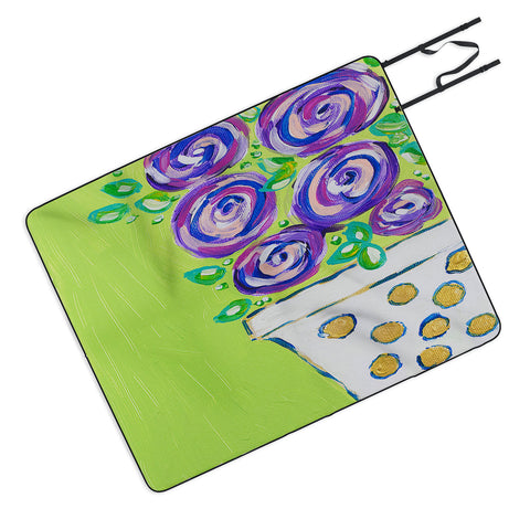 Laura Fedorowicz Bouquet for Two Picnic Blanket