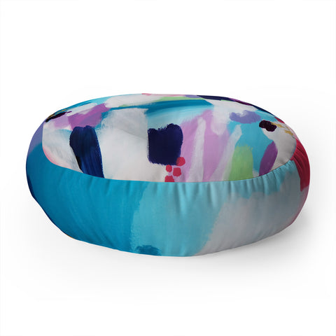 Laura Fedorowicz Brave and Significant Floor Pillow Round