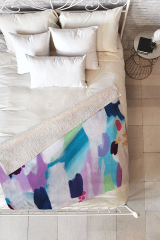 Laura Fedorowicz Brave and Significant Fleece Throw Blanket